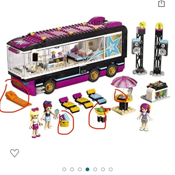 LEGO Friends 41106 Pop Star Tour Bus Building Kit - Picture 10 of 11